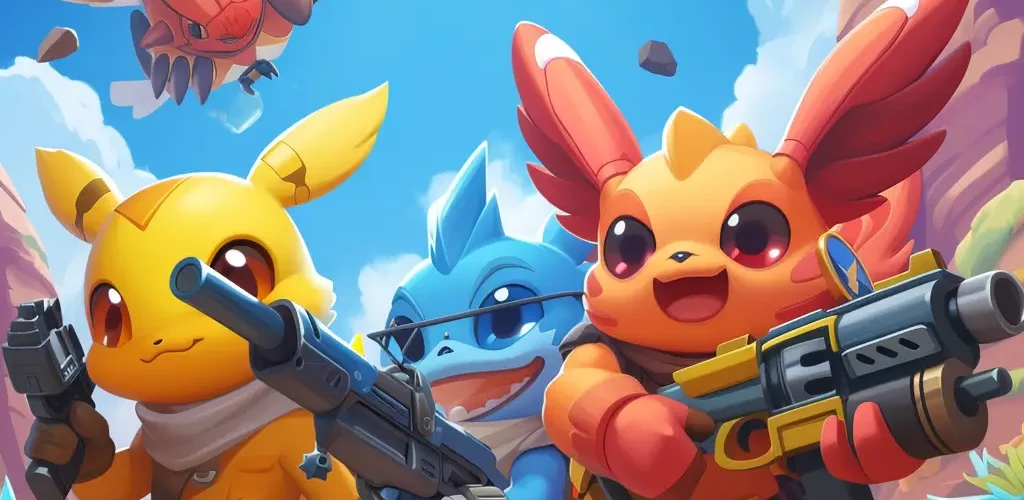 palworld pockemons with guns